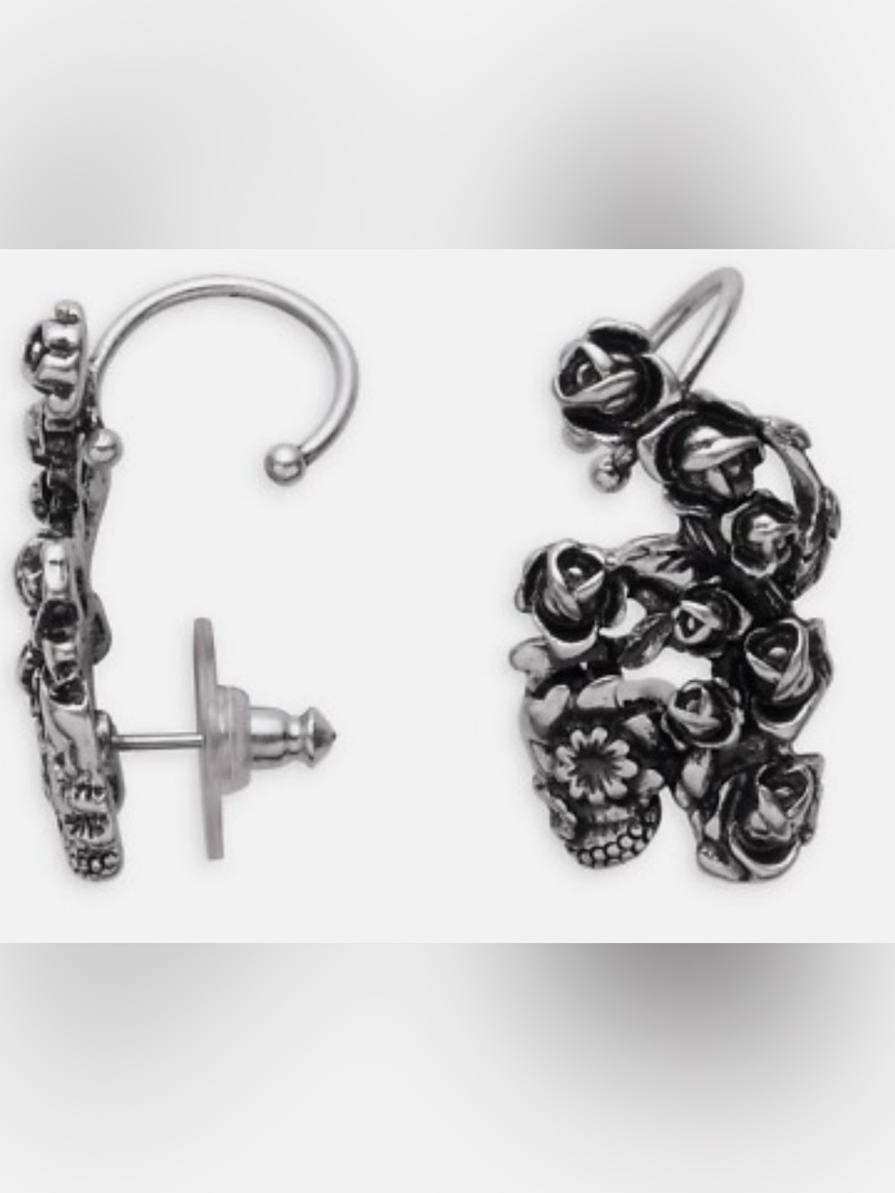 Harley Davidson Rose & Skull Ear Cuff*97760-17VW*Cool*:DHarley
